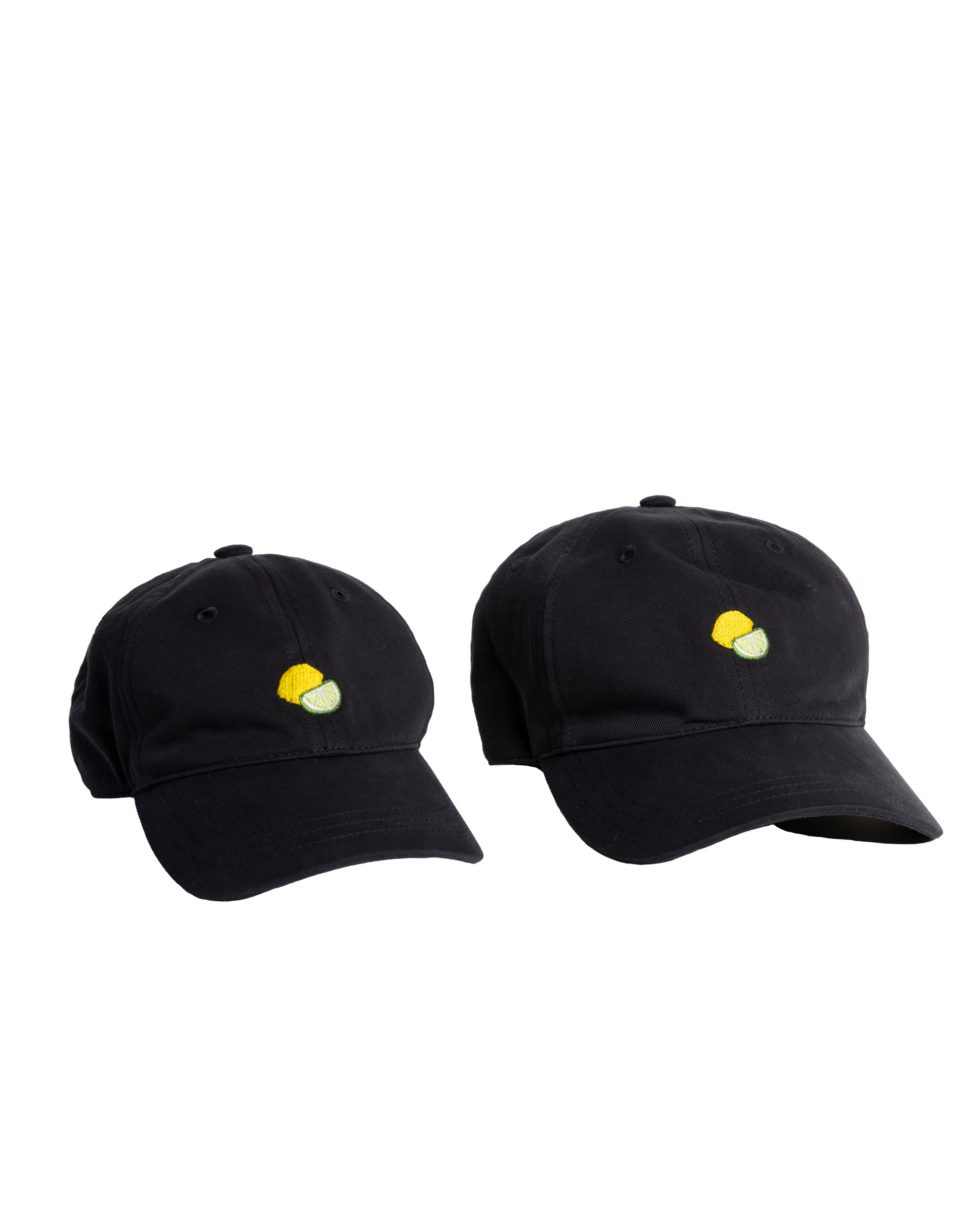 duo casquettes enfant & adulte bleu marine