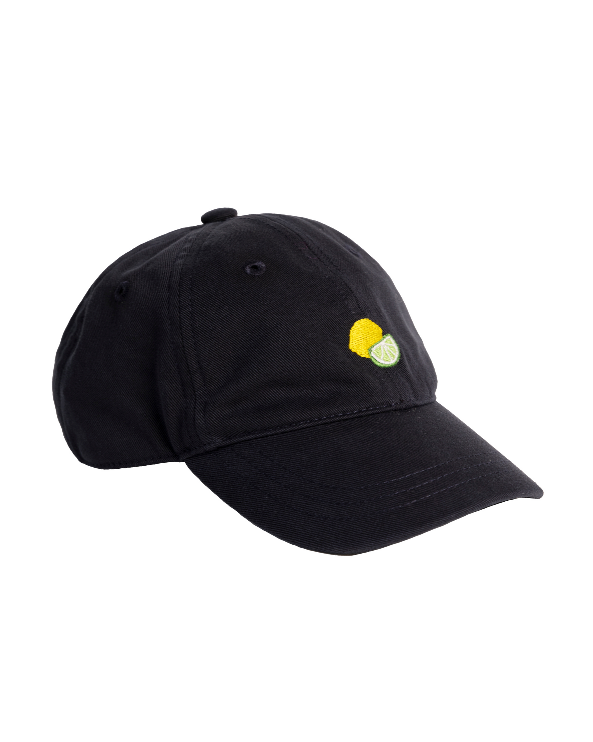 casquette bleu marine broderie citron enfant et adulte