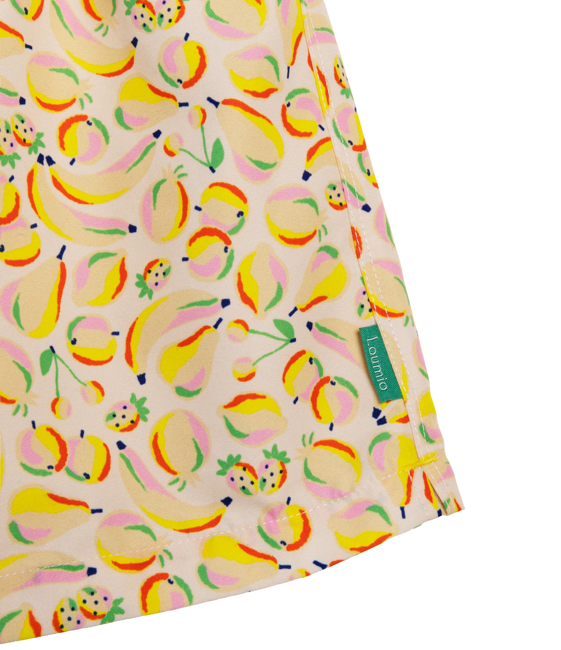 Short de bain garçon Orso Smoothie – Détail marque, Loumio Paris