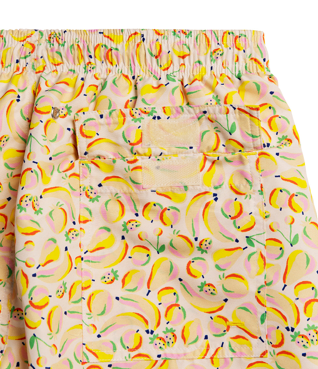 Short de bain homme Orso Smoothie – Détail poche ouverte, Loumio Paris