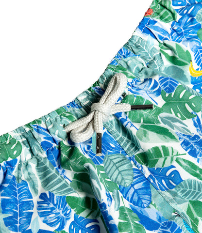 Maillot de bain anti-uv loumio tropical jungle cordon