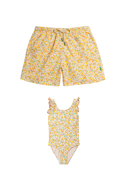 Pack maillots de bain Père-Fille - Smoothie Loumio Paris